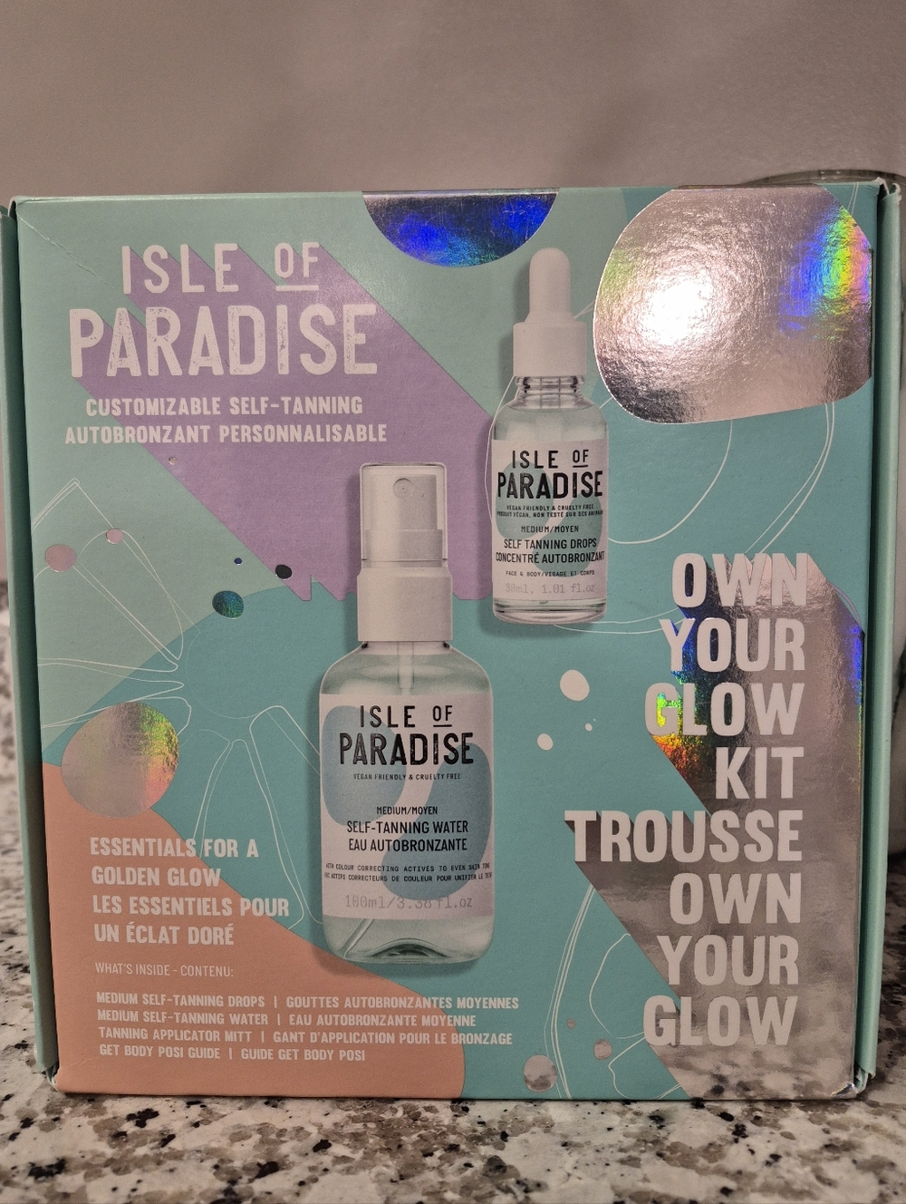 Isle of Paradise Own Your Glow Kit MEDIUM